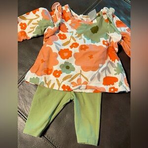 Baby girl long sleeve outfit